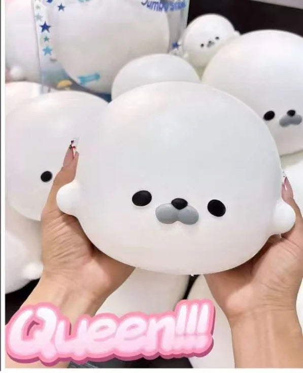 Hachimi Super Jumbo Winter Seal Dango Squishy---White